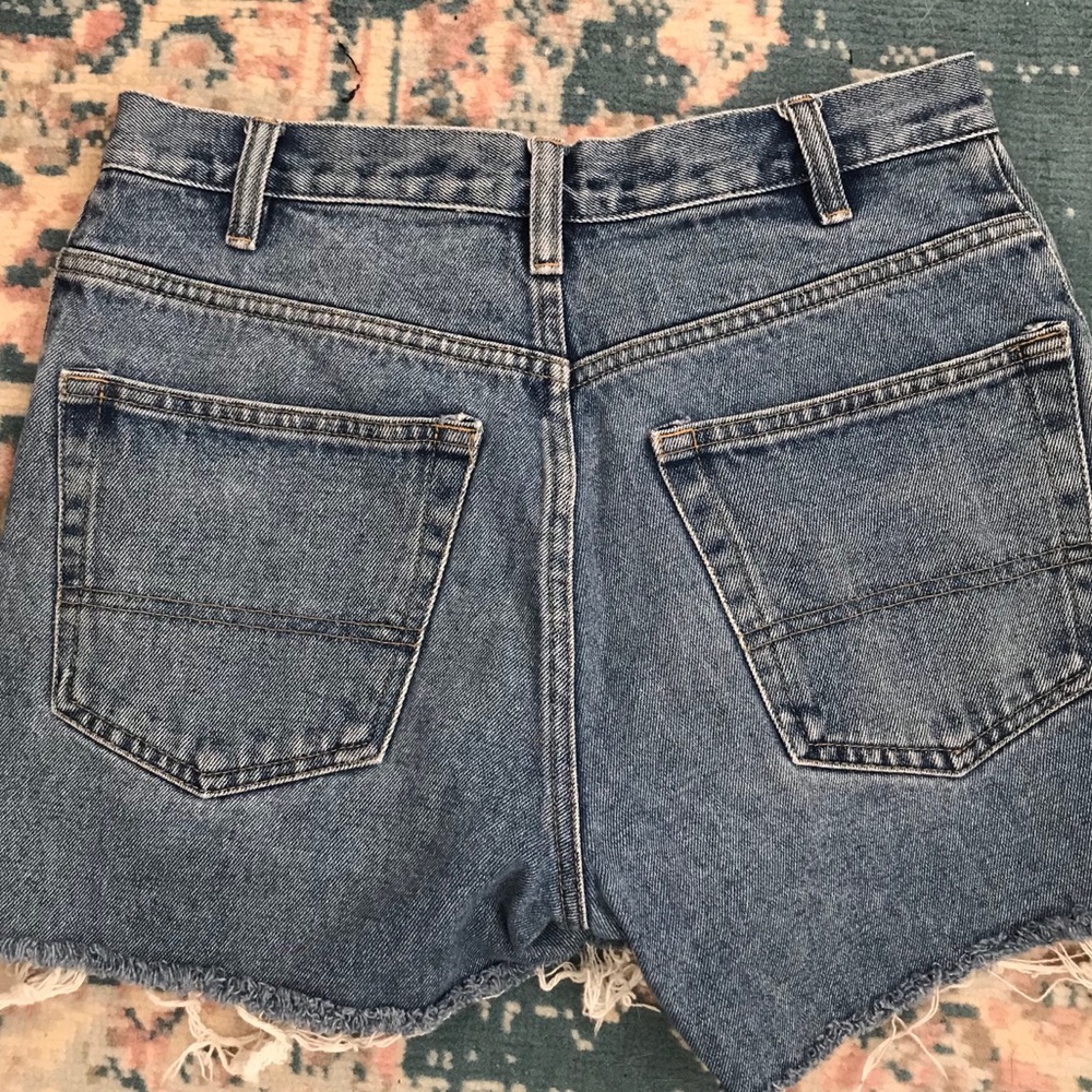 High Waisted Denim Shorts - Picture 2 of 3